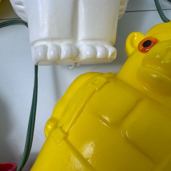 Vintage Bear Blow Mold String Lights 7 Bear Set 7”Camping RV Patio Retro NOMA - Picture 7 of 8
